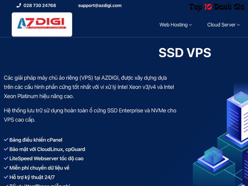AZDIGI - Nhà cung cấp Cloud VPS chuyên nghiệp