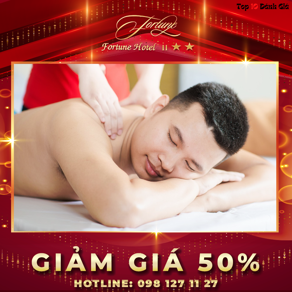 Dịch vụ massage Fortune 2 Massage khuyến mãi 50% giá vé
