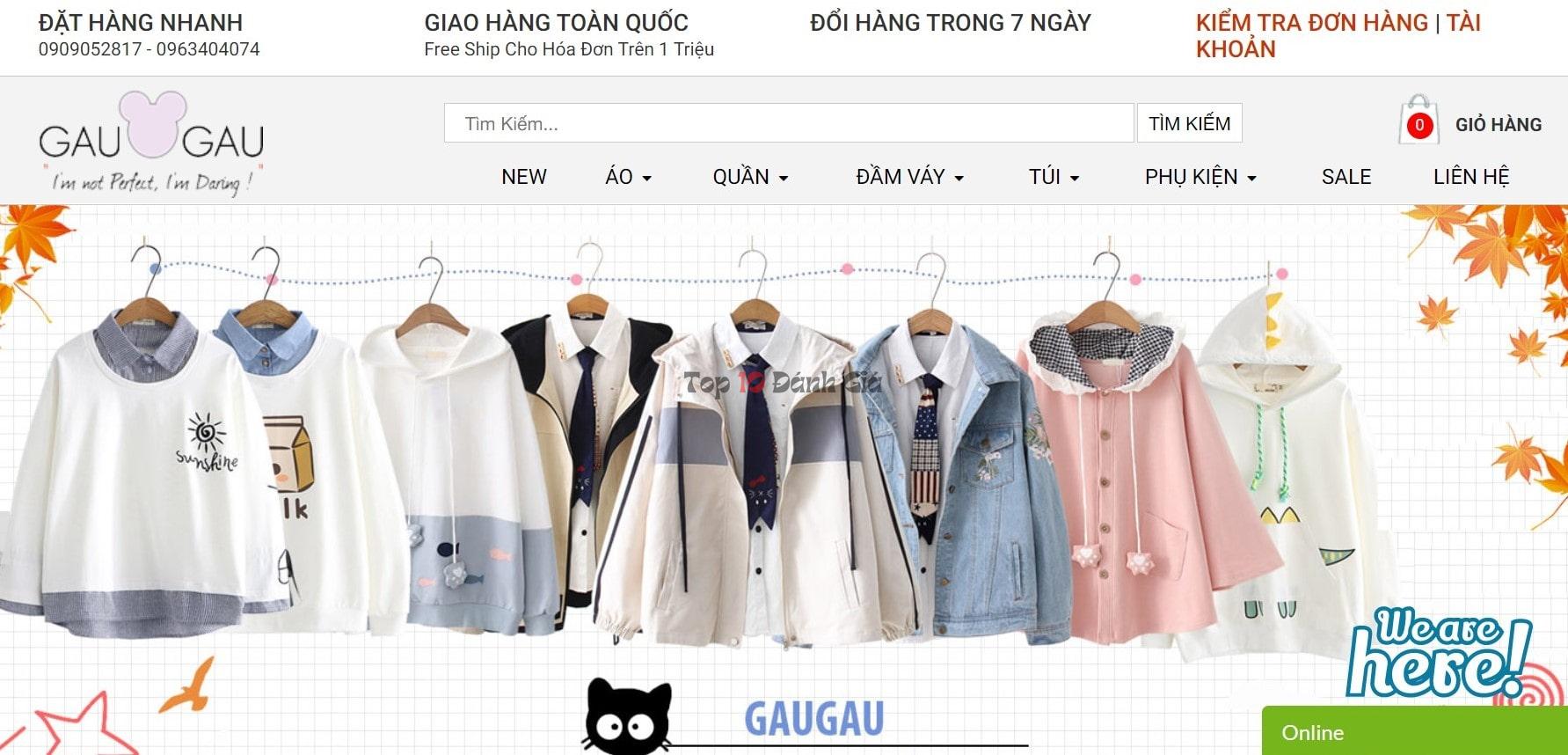 GauGauShop – shop áo khoác phong cách Hàn Quốc tại TPHCM