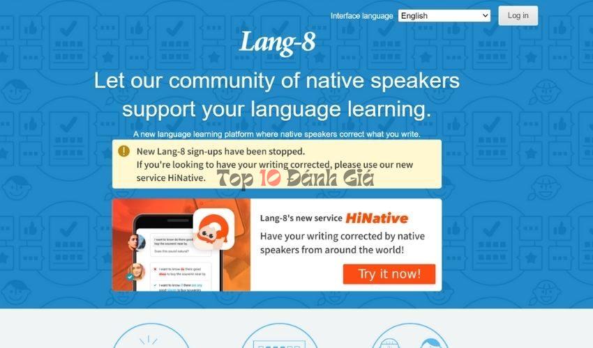 Lang-8 Website Tiếng Anh
