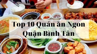 Top 10 quán ăn ngon quận Bình Tân