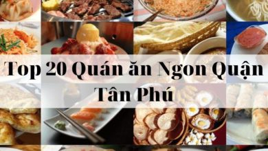 Top quán ăn ngon Tân Phú