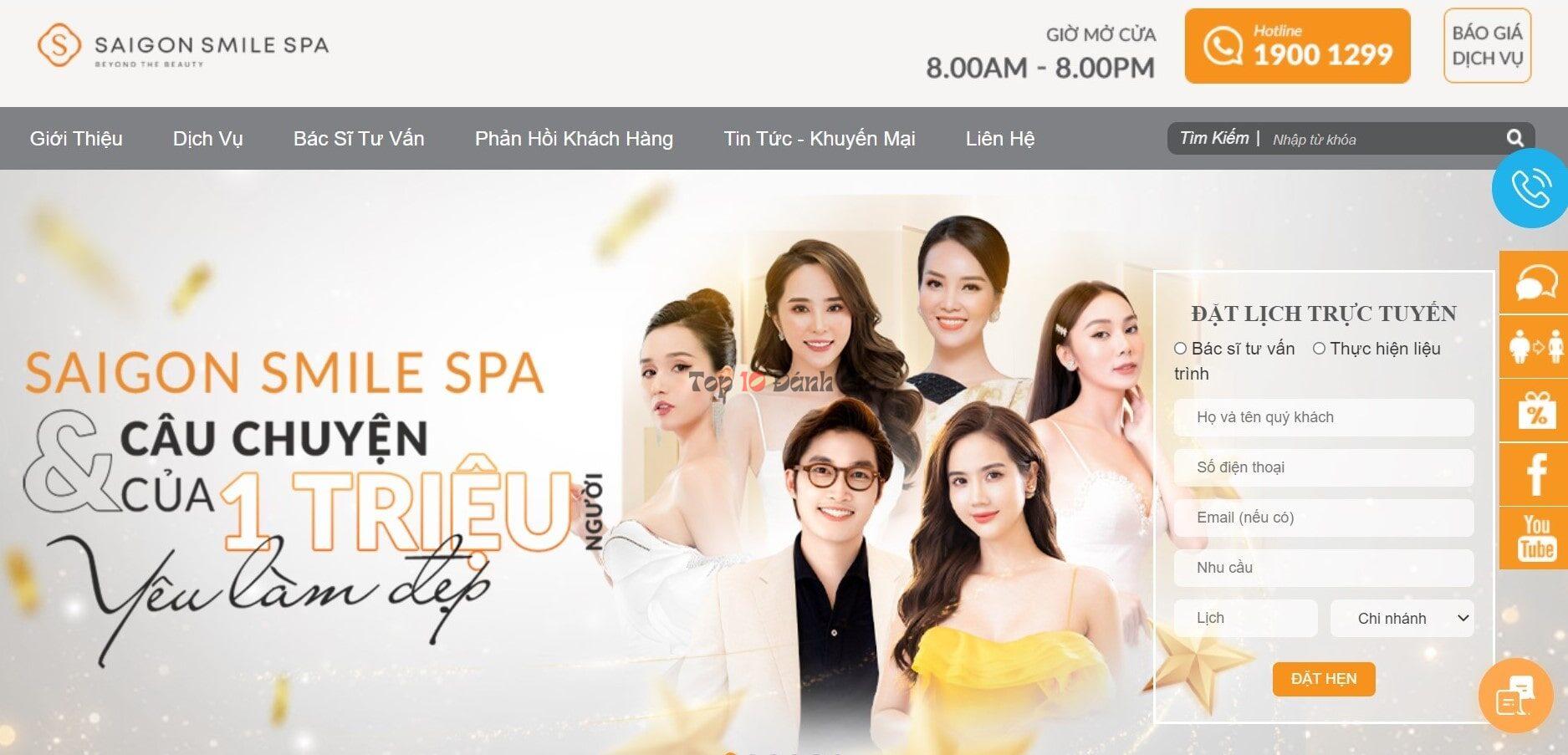 Saigon Smile Spa - Spa chăm sóc da chất lượng tại TP.HCM