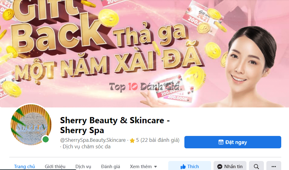 Sherry Beauty & Skincare spa trị mụn quận 5